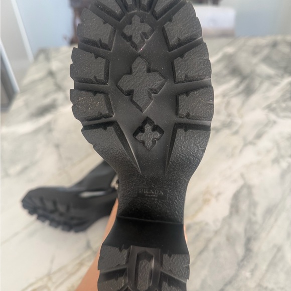 Prada Black Women's Knee-High Boots - Picture 8 of 9